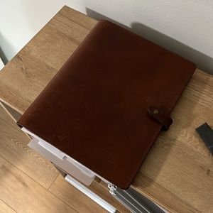Satchel Page Leather Padfolio, like New!